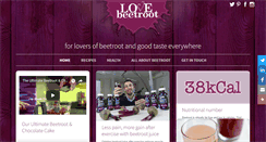 Desktop Screenshot of lovebeetroot.co.uk